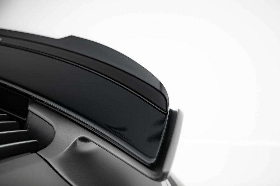 Porsche 911 (992) Turbo S Sport Package Spoiler Cap — vehicle view