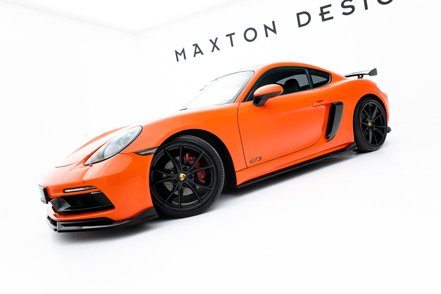 Porsche 718 Cayman GTS Full Splitter Set — vehicle view