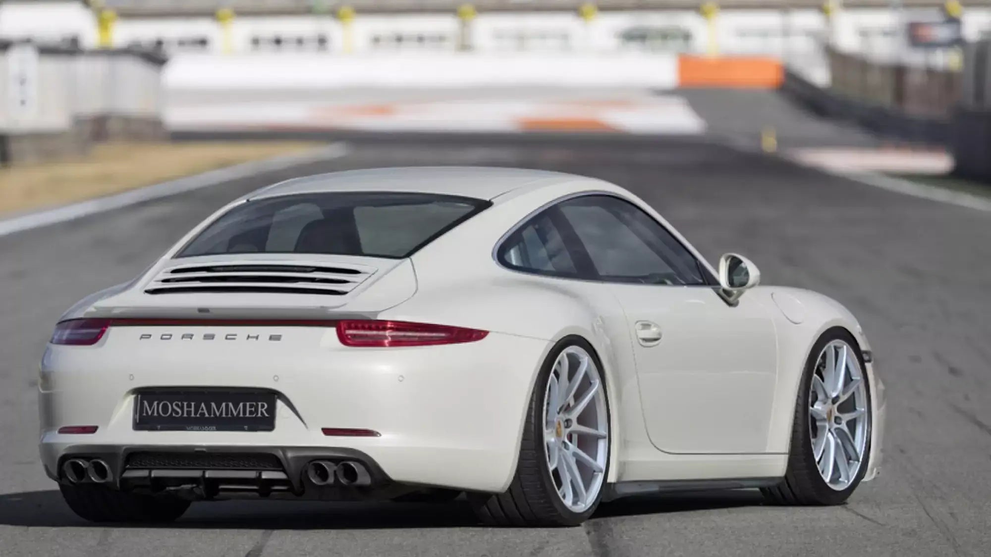 Moshammer 991 Carrera Ducktail Evo on Porsche 991.1 Carrera — rear view