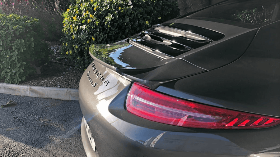 Moshammer 991 Carrera Ducktail Evo rear spoiler on Porsche 991.1 Carrera S